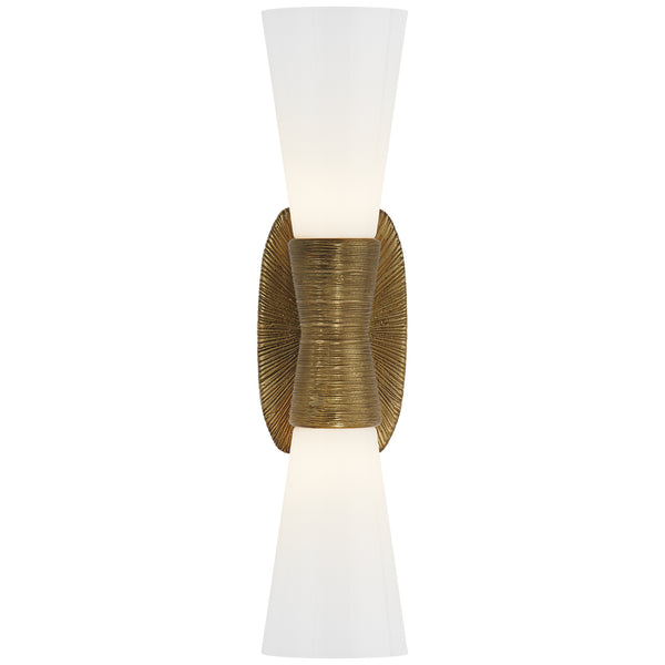 Utopia 4.5" Two Light Bath Sconce, Gild
