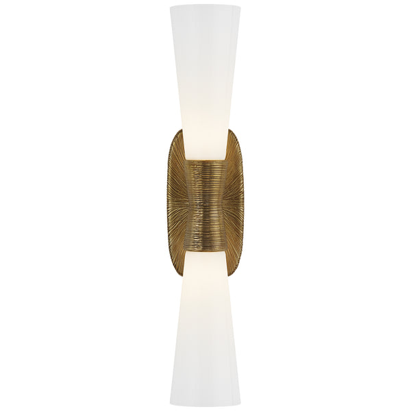 Utopia 4.75" Two Light Bath Sconce, Gild