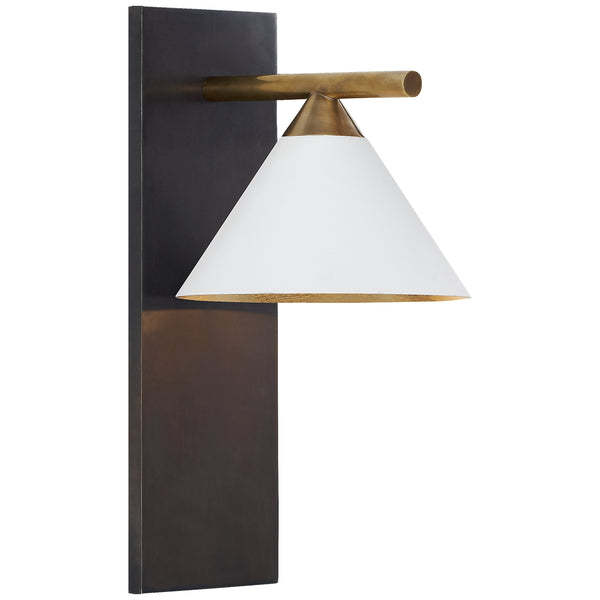 Cleo 7" One Light Wall Sconce, Bronze
