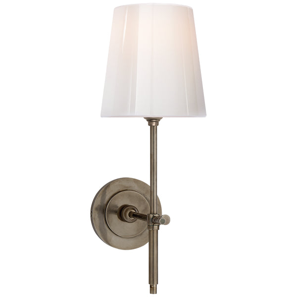 Bryant 5.5" One Light Wall Sconce, Antique Nickel