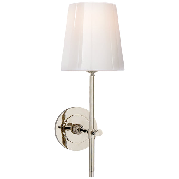 Bryant 5.5" One Light Wall Sconce, Polished Nickel