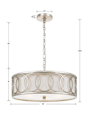 Florence 18'' Six Light Chandelier, Antique Silver Alt 5.jpg