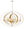 Lana 36'' Eight Light Chandelier, Matte White / Antique Gold - Main Product Image.jpg