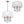 Ophelia 14'' Three Light Mini Chandelier, Chrome Clear Hand Cut Crystal - Alternate Product Image 2.jpg