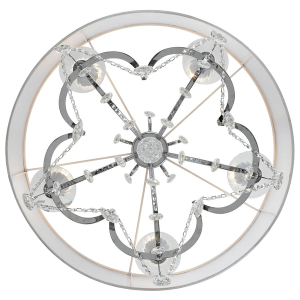 Ophelia 24'' Five Light Chandelier, Chrome Clear Hand Cut Crystal - Alternate Product Image 3.jpg