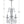 Ophelia 13'' Three Light Mini Chandelier, Chrome Clear Hand Cut Crystal - Alternate Product Image 2.jpg