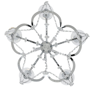 Ophelia 20.5'' Five Light Chandelier, Chrome Clear Hand Cut Crystal - Alternate Product Image 1.jpg