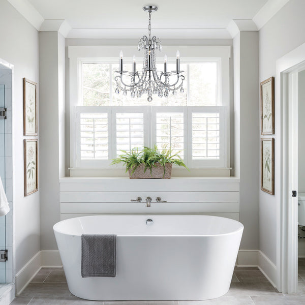 Ophelia 20.5'' Five Light Chandelier, Chrome Clear Hand Cut Crystal - Alternate Product Image 3.jpg