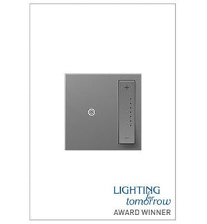 adorne® ADTP703TUM4 700W sofTap® Tru-Universal Dimmer, Magnesium, with Microban®