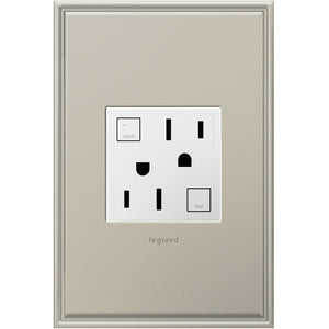 adorne® AGFTR2152W4 Tamper-Resistant 15A Duplex Self-Test GFCI Receptacles, White