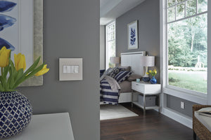adorne® ASWR1532W4 Whisper® Switch, White, with Microban®