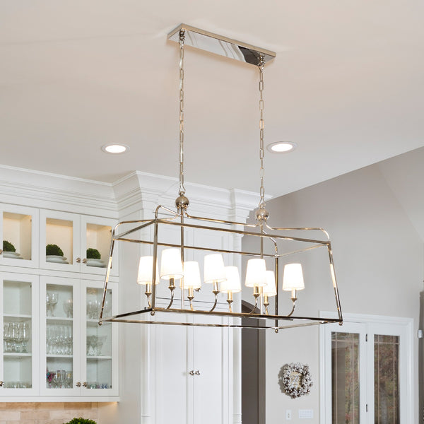 Sylvain 18'' Eight Light Chandelier, Polished Nickel - Alternate Product Image 3.jpg