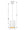 Adair 8'' One Light Mini Chandelier, Matte White / Antique Gold - Alternate Product Image 2.jpg
