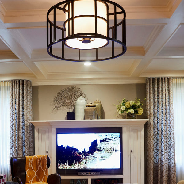 Hulcroft 25'' Five Light Chandelier, Matte Black Alt 4.jpg
