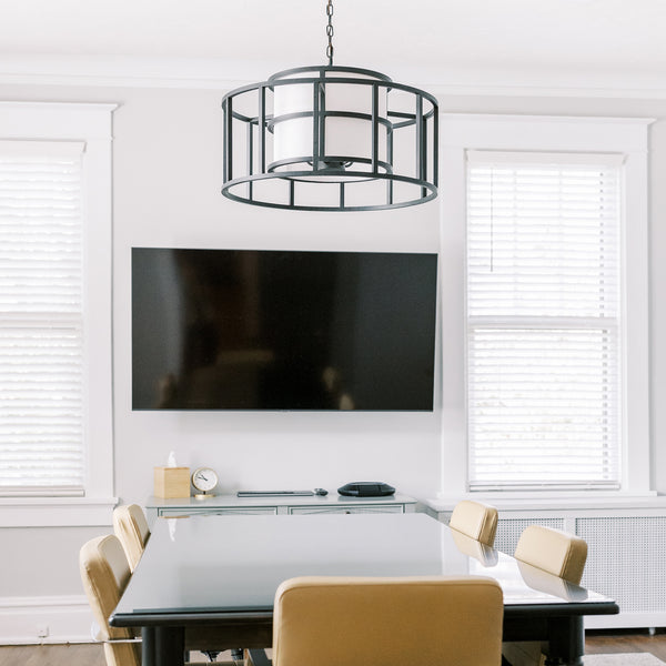 Hulcroft 25'' Five Light Chandelier, Matte Black Alt 5.jpg