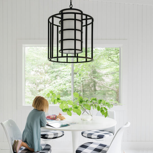Hulcroft 21'' Six Light Chandelier, Matte Black - Alternate Product Image 3.jpg