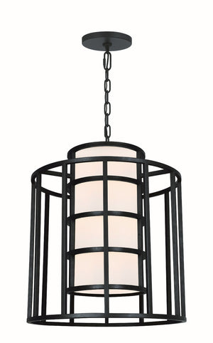 Hulcroft 21'' Six Light Chandelier, Matte Black - Main Product Image.jpg