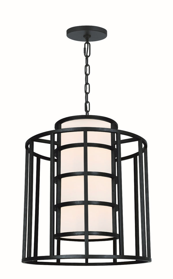 Hulcroft 21'' Six Light Chandelier, Matte Black - Main Product Image.jpg