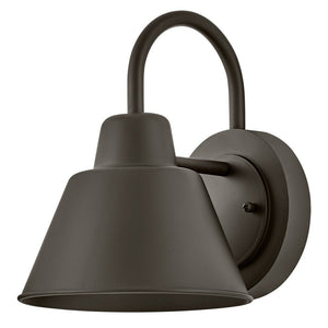 Yaton 8" One Light Small Gooseneck Barn Light, Oil Rubbed Bronze