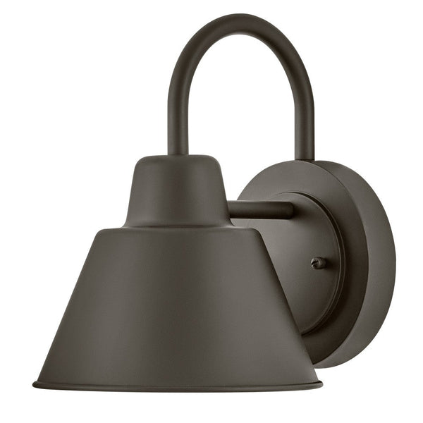 Yaton 8" One Light Small Gooseneck Barn Light, Oil Rubbed Bronze