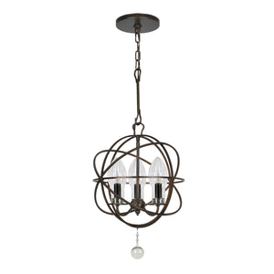 Soleil 16.5'' Three Light Outdoor Chandelier, English Bronze - Alternate Product Image 1.jpg