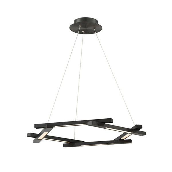 FM Modern 28'' LED Chandelier, Black - Main Product Image.jpg
