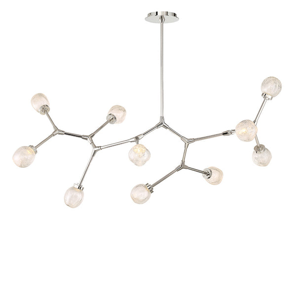 FM Modern 51'' LED Linear Pendant, Polished Nickel - Main Product Image.jpg