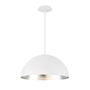 FM Modern 19.63'' LED Pendant, Silver Leaf/White - Main Product Image.jpg