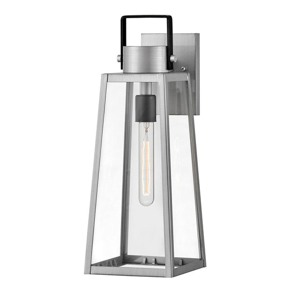 Xara 15" One Light Medium Wall Mount Lantern, Antique Brushed Aluminum