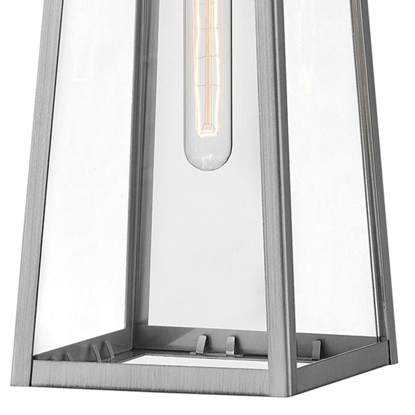 Xara 15" One Light Medium Wall Mount Lantern, Antique Brushed Aluminum