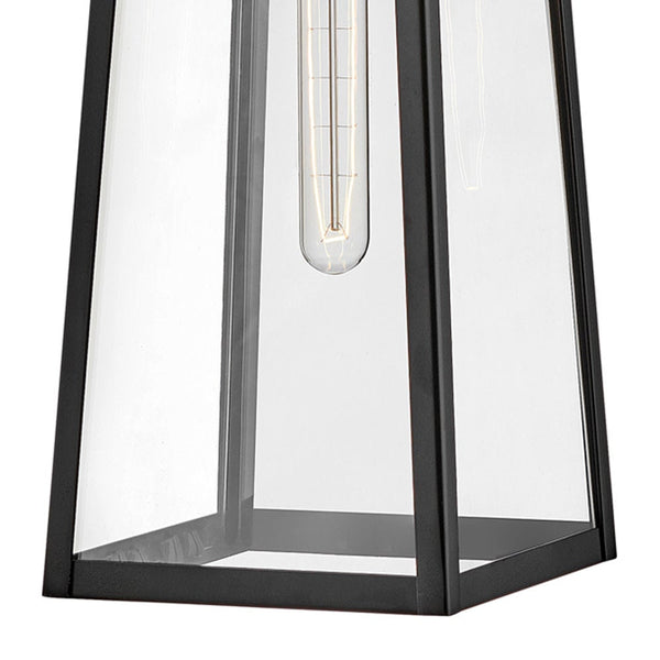 Xara 15" One Light Medium Wall Mount Lantern, Black