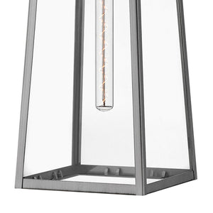 Xara 8" One Light Large Wall Mount Lantern, Antique Brushed Aluminum