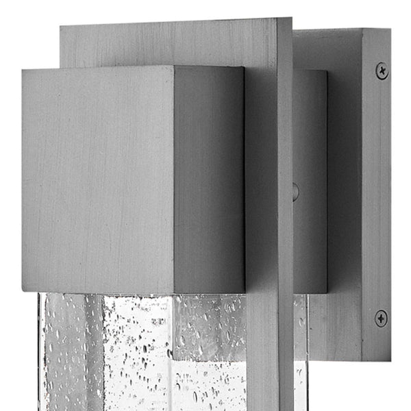 Laelle 6" One Light Medium Wall Mount Lantern, Antique Brushed Aluminum