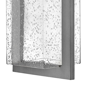 Laelle 8" One Light Medium Wall Mount Lantern, Antique Brushed Aluminum