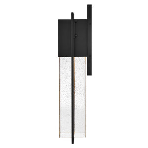 Laelle 8" One Light Large Wall Mount Lantern, Black