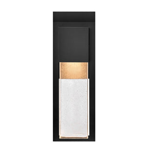 Laelle 8" One Light Large Wall Mount Lantern, Black