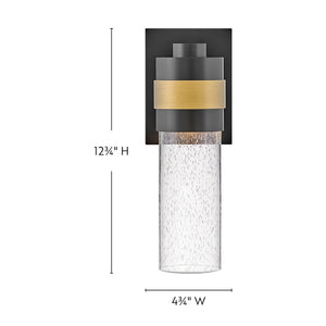 Surileen 5" One Light Small Wall Mount Lantern, Black
