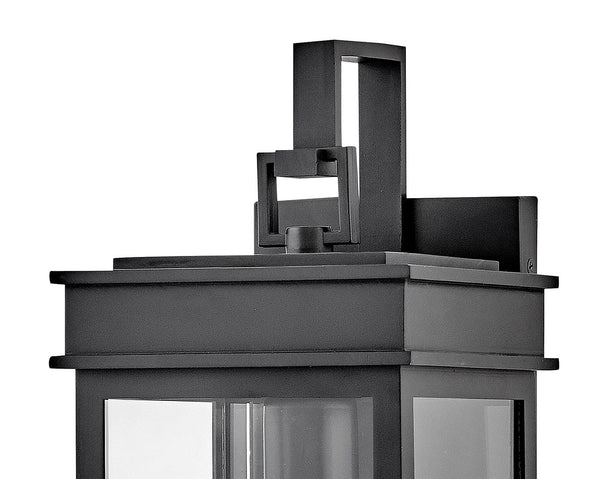Mavia 6" One Light Medium Wall Mount Lantern, Black