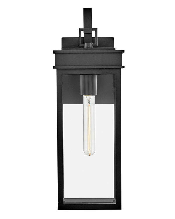 Mavia 6" One Light Medium Wall Mount Lantern, Black