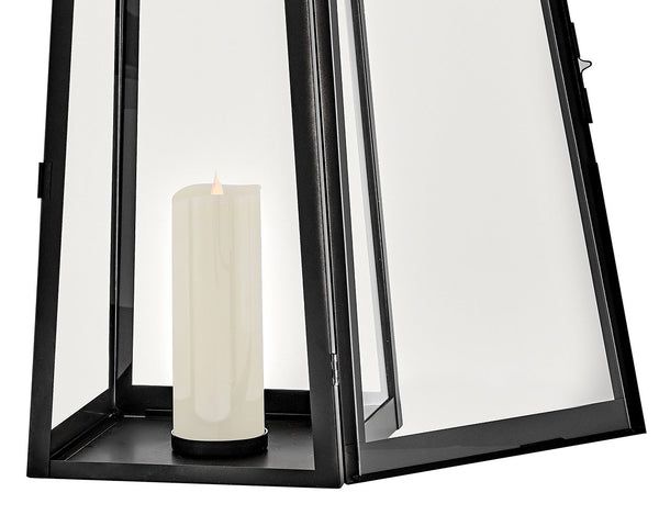 Xara 10" Large Decorative Lantern, Black