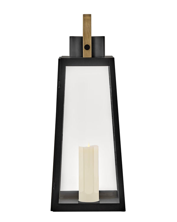 Xara 10" Large Decorative Lantern, Black