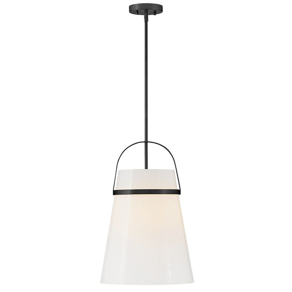 Elra 14" One Light Medium Pendant, Black