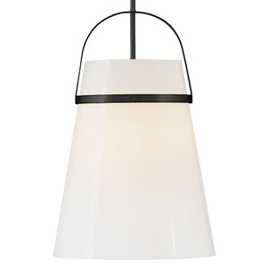 Elra 14" One Light Medium Pendant, Black