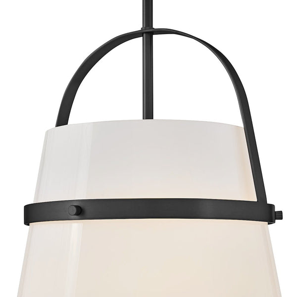 Elra 14" One Light Medium Pendant, Black