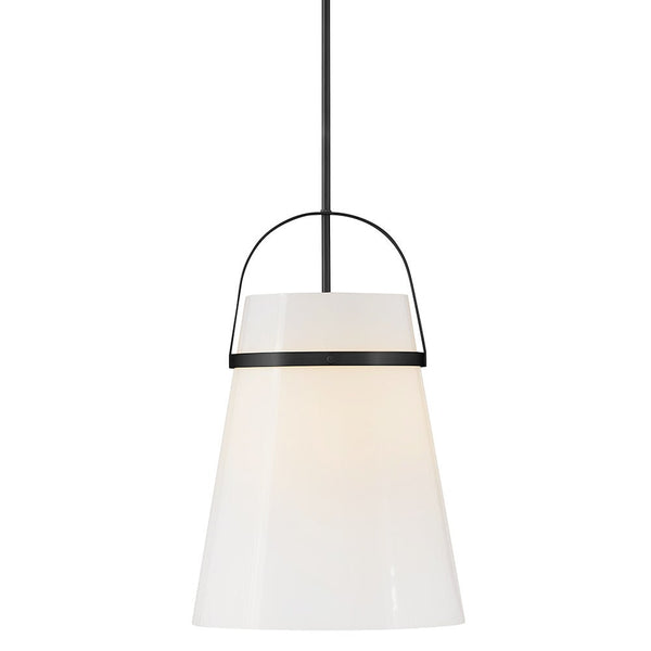 Elra 14" One Light Medium Pendant, Black