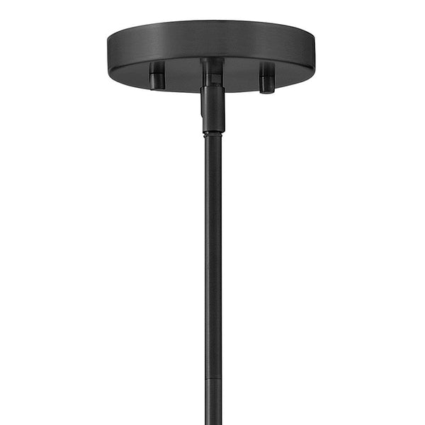 Elra 14" One Light Medium Pendant, Black