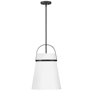 Elra 14" One Light Medium Pendant, Black