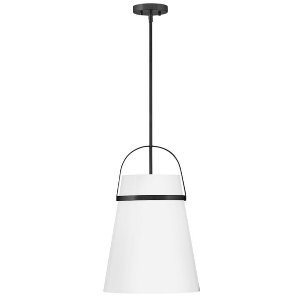 Elra 14" One Light Medium Pendant, Black