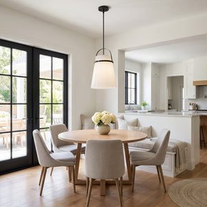 Elra 14" One Light Medium Pendant, Black