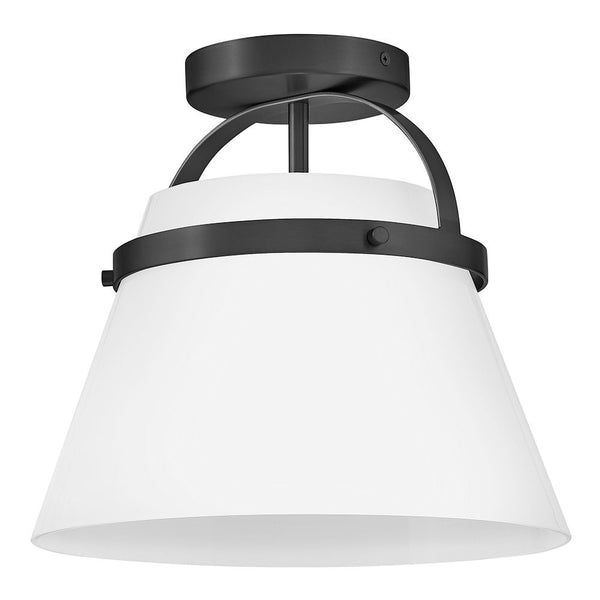 Elra 9" Small Single Light Convertible Pendant, Black